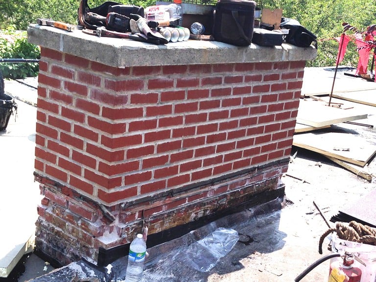 Residential Chimney Project in Glencoe | AAA-1 Masonry & Tuckpointing